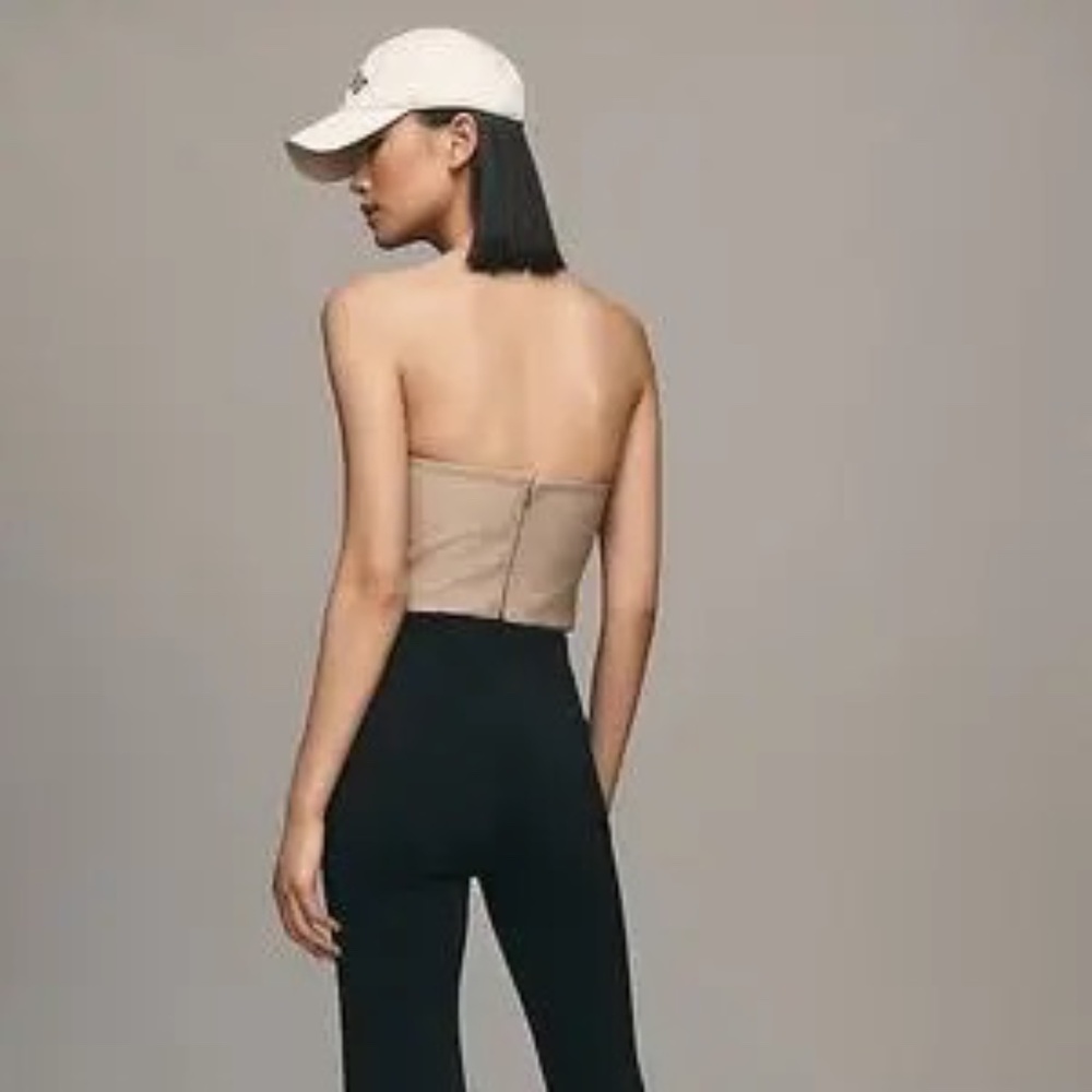 Maeve The Margot Kick-Flare Cropped Pants Black Sz M - Picture 4 of 14